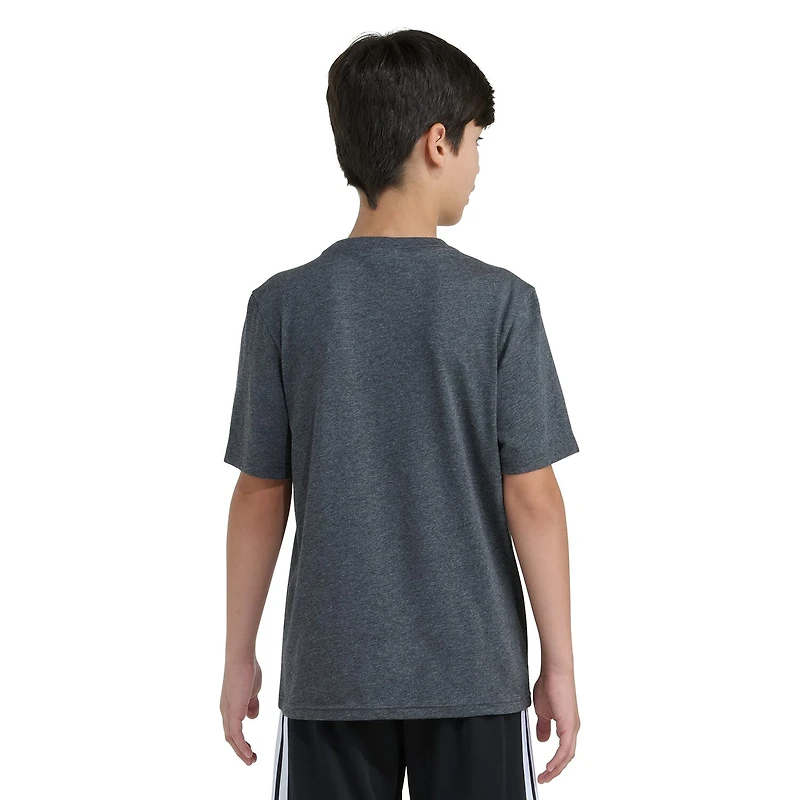 adidas Big Kid Boys Crew Neck Short Sleeve Regular Fit Graphic T-Shirt