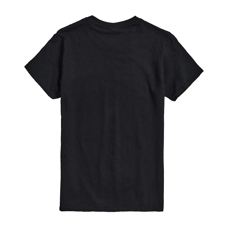 Mens Crew Neck Short Sleeve Regular Fit Wicked Big and Tall Graphic T-Shirt