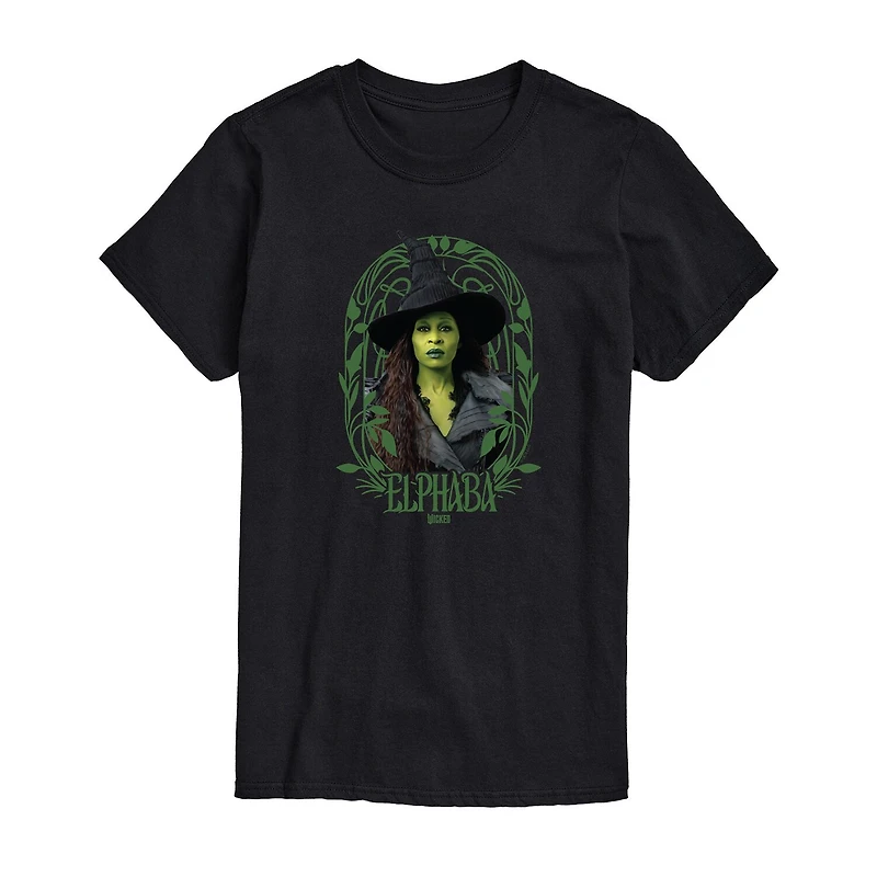 Mens Crew Neck Short Sleeve Regular Fit Wicked Big and Tall Graphic T-Shirt