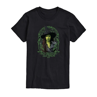 Mens Crew Neck Short Sleeve Regular Fit Wicked Big and Tall Graphic T-Shirt