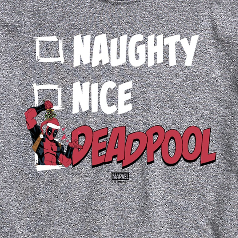 Mens Round Neck Short Sleeve Regular Fit Deadpool Big and Tall Graphic T-Shirt