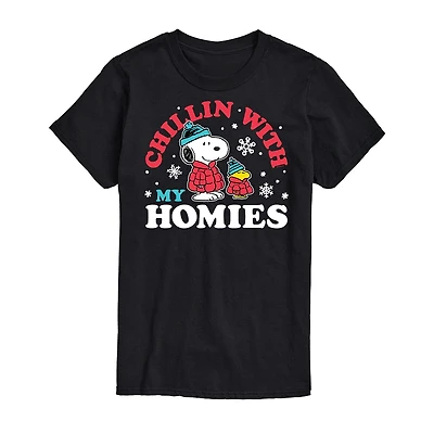 Mens Peanuts Graphic T-Shirt