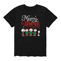 Mens Crew Neck Short Sleeve Regular Fit Peanuts Big and Tall Graphic T-Shirt