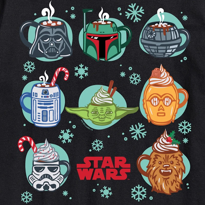 Mens Crew Neck Short Sleeve Regular Fit Star Wars Graphic T-Shirt