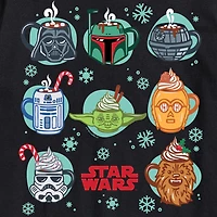 Mens Crew Neck Short Sleeve Regular Fit Star Wars Graphic T-Shirt