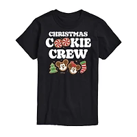 Mens Round Neck Short Sleeve Regular Fit Mickey and Friends Big Tall Graphic T-Shirt