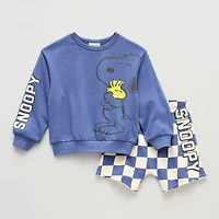 Grayson Little Toddler Boys Snoopy 2-pc. Short Set