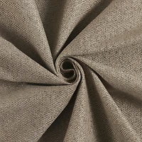 Sun Zero Presley Herringbone Magnetic Rod Pocket 100% Blackout Set of 2 Curtain Panel