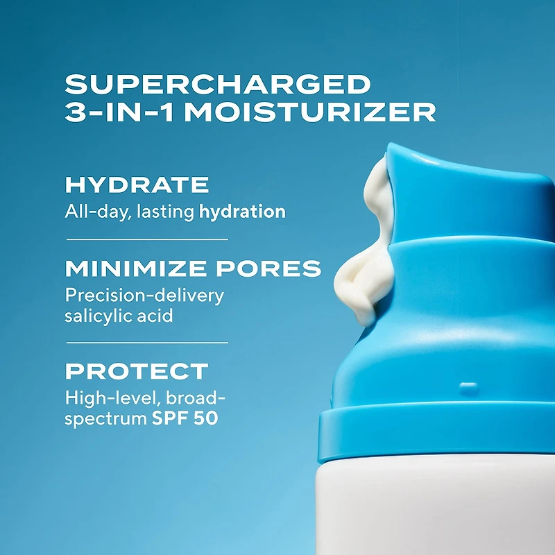 Murad Superactive Moisturizer Spf 50: Mattifying Oil + Pore Control