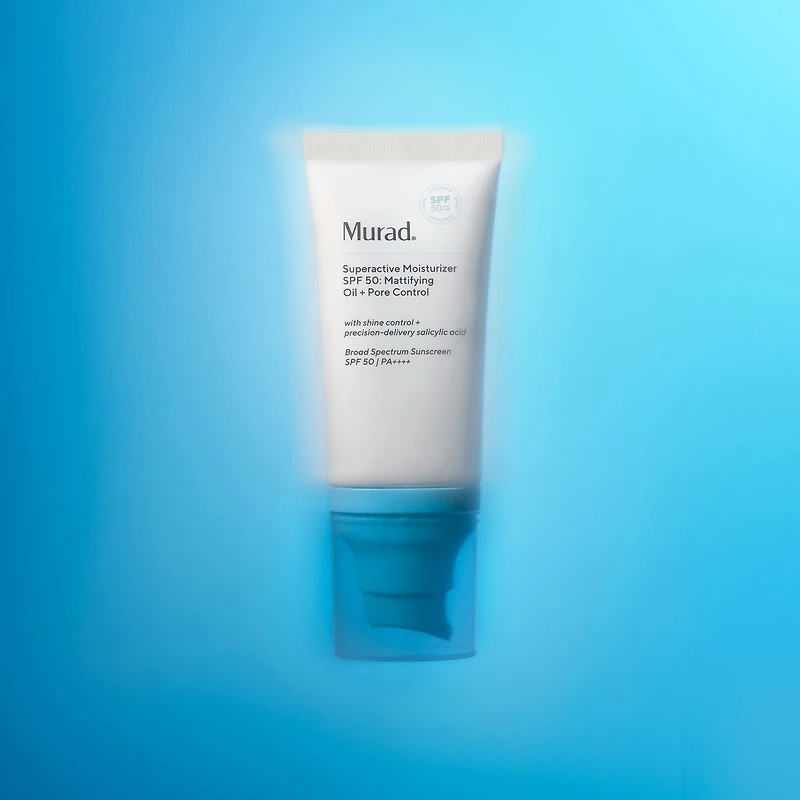 Murad Superactive Moisturizer Spf 50: Mattifying Oil + Pore Control