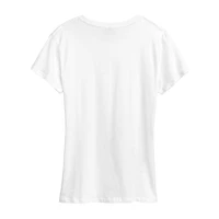 Home Spooky Womens Crew Neck Short Sleeve Regular Fit Graphic T-Shirt