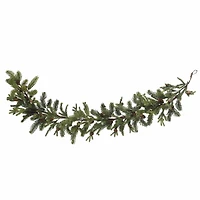 Nearly Natural 25in Teardrop Wreath