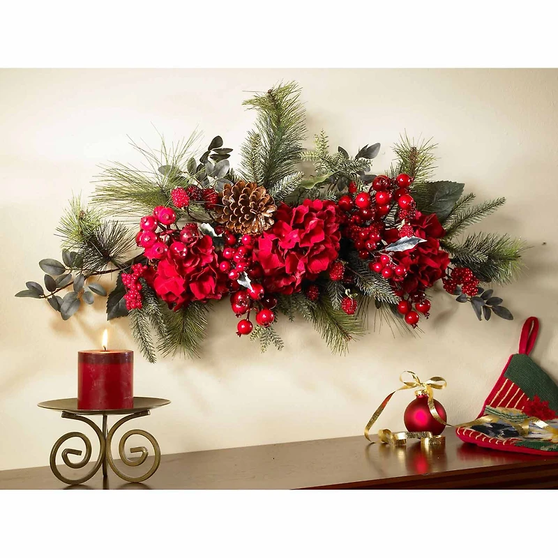 Nearly Natural 30" Indoor Christmas Swag