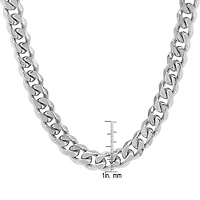 Mens Stainless Steel Hypoallergenic 24 Inch Curb Chain Necklace