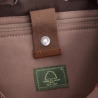 TSD Brand Stone Creek Waxed Canvas Unisex Adult Adjustable Straps Padded Straps Backpack