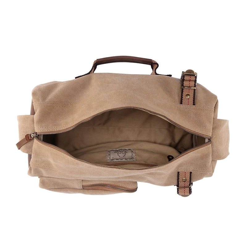 TSD Brand Hill Side Canvas Sling Bag Unisex Adult Adjustable Straps Padded Backpack