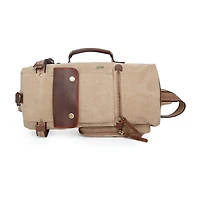 TSD Brand Hill Side Canvas Sling Bag Unisex Adult Adjustable Straps Padded Backpack