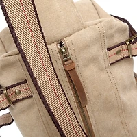 TSD Brand Hill Side Canvas Sling Bag Unisex Adult Adjustable Straps Padded Backpack