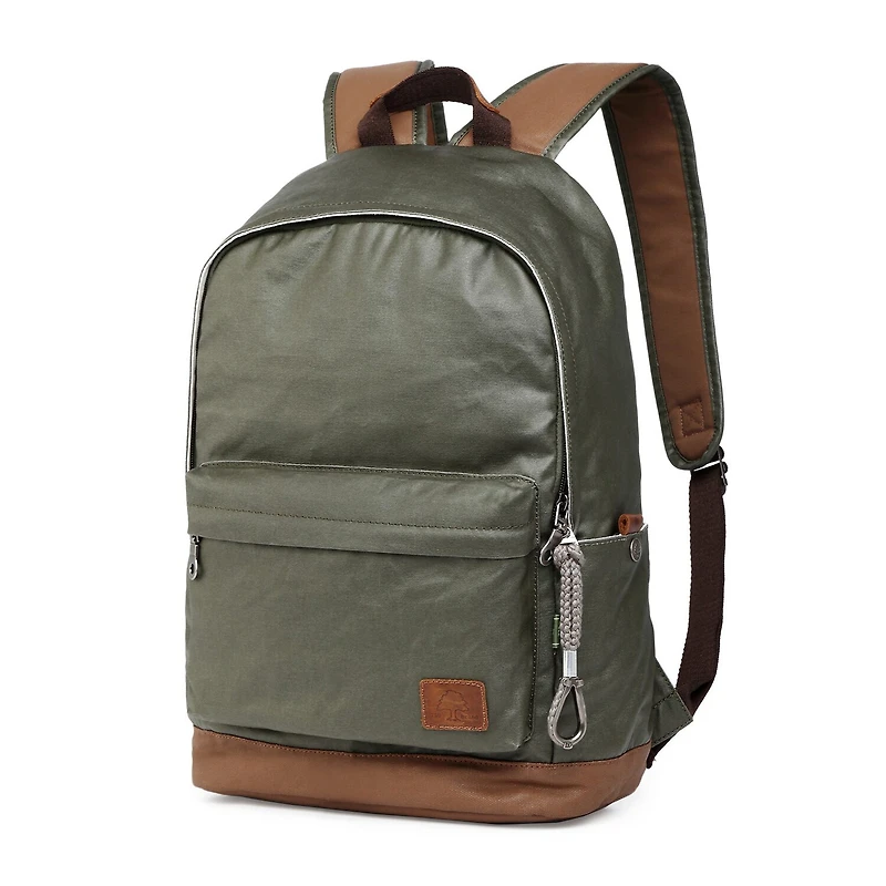 TSD Brand Urban Light Coated Canvas Unisex Adult Adjustable Straps Padded Backpack
