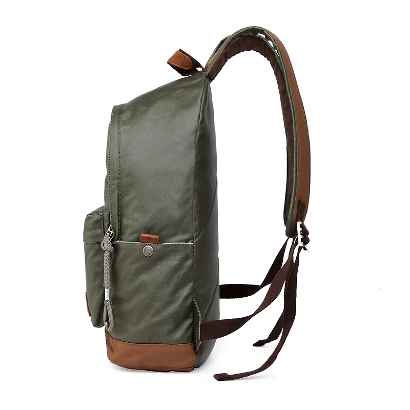 TSD Brand Urban Light Coated Canvas Unisex Adult Adjustable Straps Padded Backpack