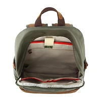 TSD Brand Urban Light Coated Canvas Unisex Adult Adjustable Straps Padded Backpack