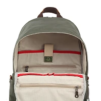 TSD Brand Urban Light Coated Canvas Unisex Adult Adjustable Straps Padded Backpack