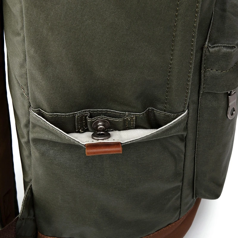 TSD Brand Urban Light Coated Canvas Unisex Adult Adjustable Straps Padded Backpack