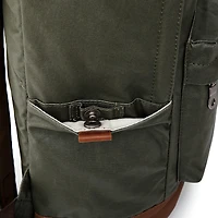 TSD Brand Urban Light Coated Canvas Unisex Adult Adjustable Straps Padded Backpack