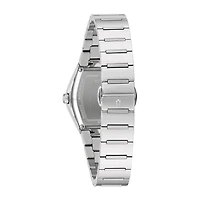 Bulova Modern Womens Silver Tone Stainless Steel Bracelet Watch 96l293
