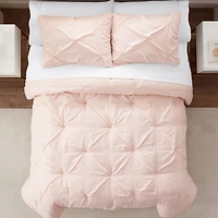 Serta Simply Clean™ Pleated All-Season Antimicrobial Treated 3-pc. Comforter Set