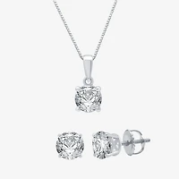 3 CT. T.W. Lab Grown White Diamond 14K Gold Round Jewelry Set