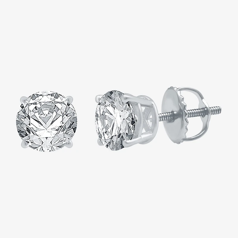 3 CT. T.W. Lab Grown White Diamond 14K Gold Round Jewelry Set