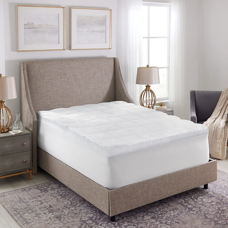 Bodipedic™ Home 4 Inch Hybrid Memory Foam and Fiber Topper