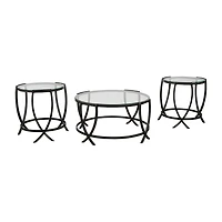 Signature Design by Ashley® Tarrin Living Room Collection Coffee Table Set