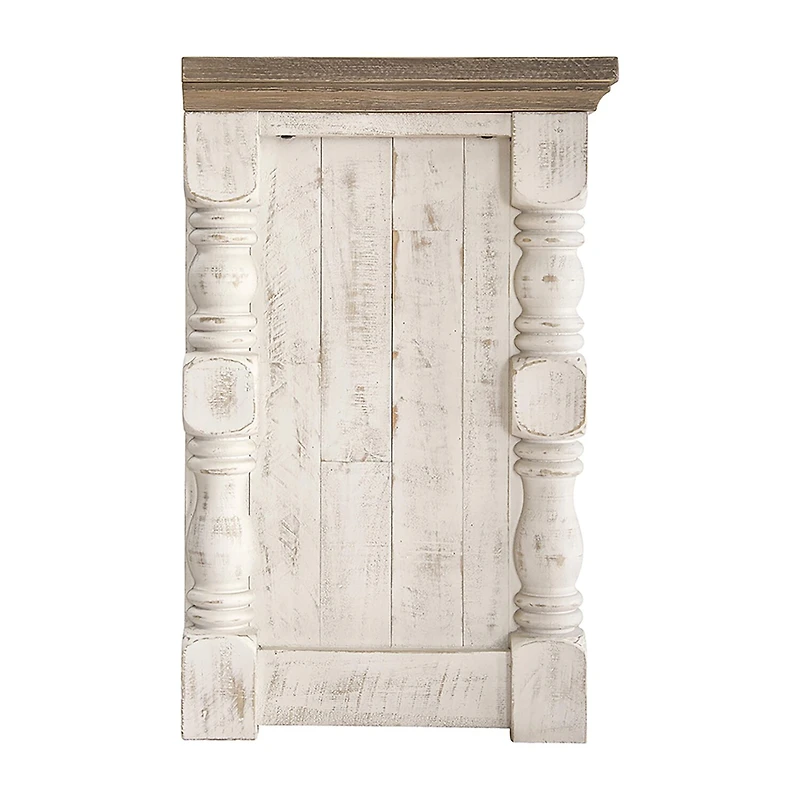 Signature Design by Ashley® Havalance Antique White/Brown Extra Large Tv Stand TV Stand