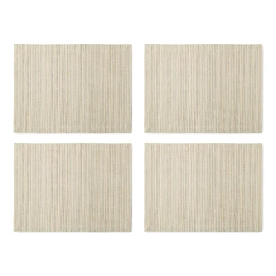 Home Expressions 4-pc. Miles Taupe Placemat