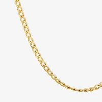 Made in Italy Girls 14K Gold 15 Inch Curb Chain Necklace