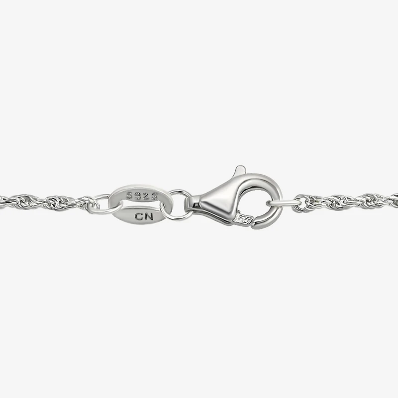 Eagle Mens Sterling Silver Cross 24 Inch Pendant Necklace