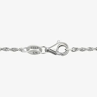 Eagle Mens Sterling Silver Cross 24 Inch Pendant Necklace