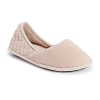 Muk Luks Beverly Womens Memory Foam Slip-On Slippers