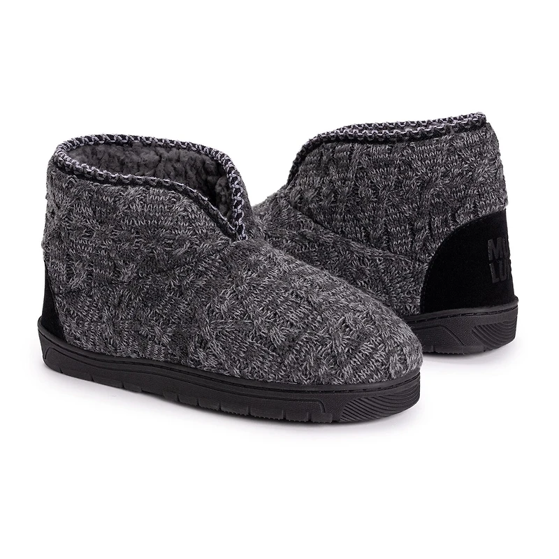 Muk Luks Mens Bootie Slippers