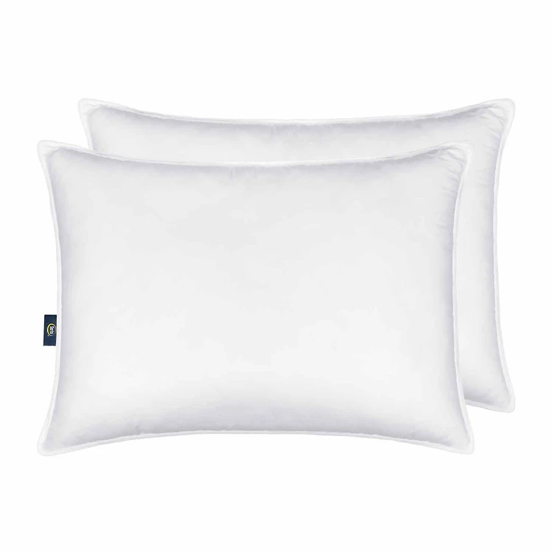 Serta® Down Illusion Firm Density 2-Pack Allergen Barrier 2 Pack Firm Density Bed Pillow