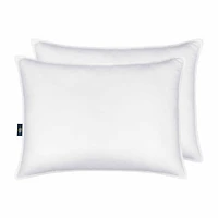 Serta® Down Illusion Firm Density 2-Pack Allergen Barrier 2 Pack Firm Density Bed Pillow
