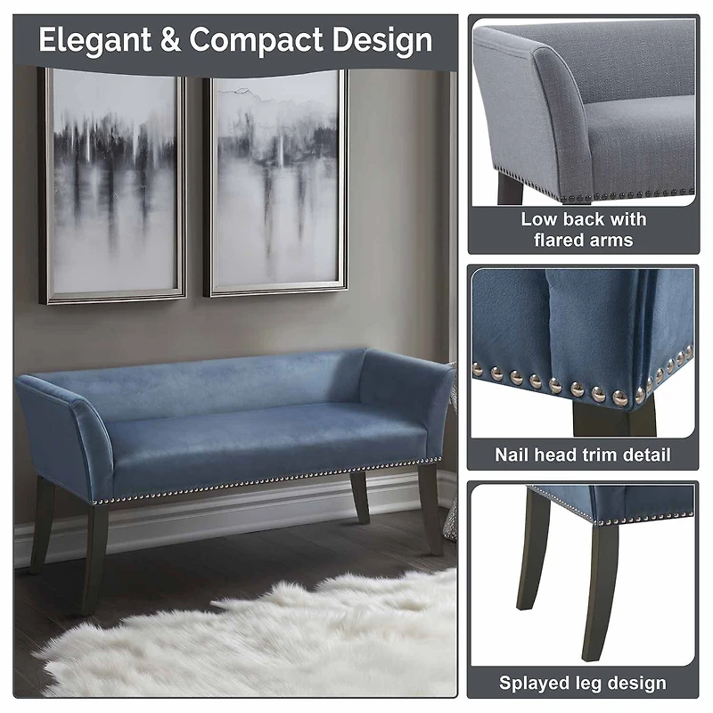 Madison Park Antonio Upholstered Bench