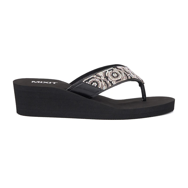 Mixit Womens Rose Wedge Sandals