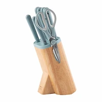 BergHOFF Leo Glints Stainless Steel 7-pc. Knife Block Set