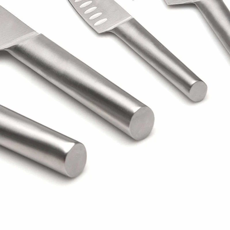 BergHOFF Straight 18/10 Stainless Steel 5-pc. Specialty Knife Set with 3-In-1 Sharpener