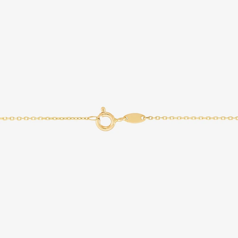 Gold Addiction Womens 10K Gold 18 Inch Link Chain Necklace