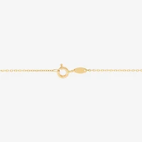 Gold Addiction Womens 10K Gold 18 Inch Link Chain Necklace