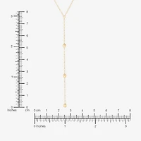 Gold Addiction Womens 10K Gold 18 Inch Y Necklace